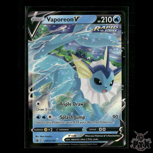Vaporeon V SWSH150 SWSH: Sword & Shield Promo Cards NM Pokemon