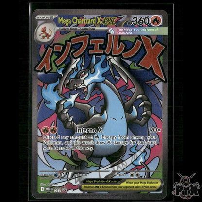 Mega Charizard X ex 023 ME: Mega Evolution Promo NM Pokemon