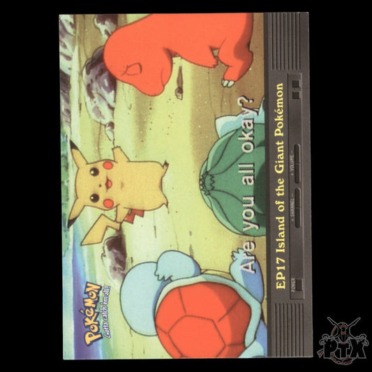 Topps Series 1 EP17 Island of the Giant Pokemon Pokemon 2000