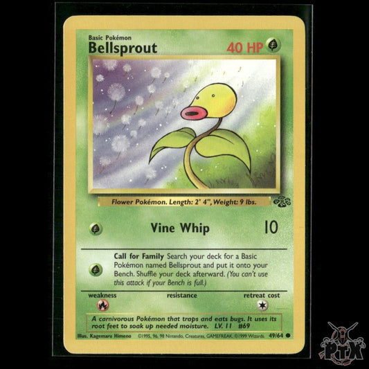 Bellsprout 49/64 Jungle LP Pokemon