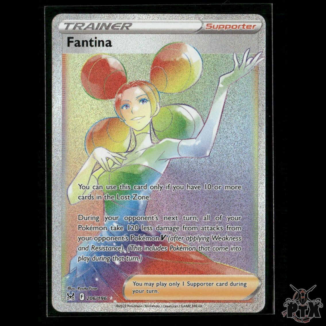 Fantina (Secret) 206/196 SWSH11: Lost Origin NM Pokemon