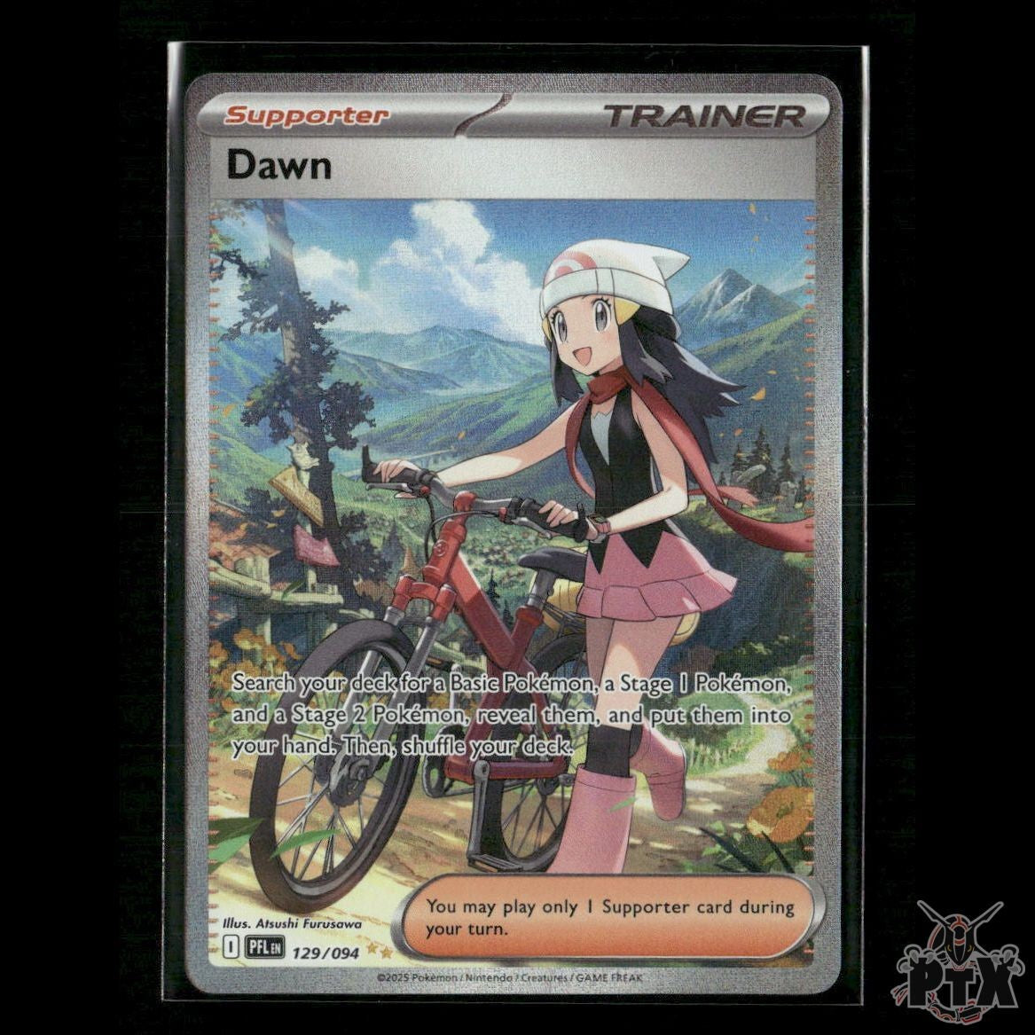 Dawn 129/094 ME02: Phantasmal Flames NM Pokemon