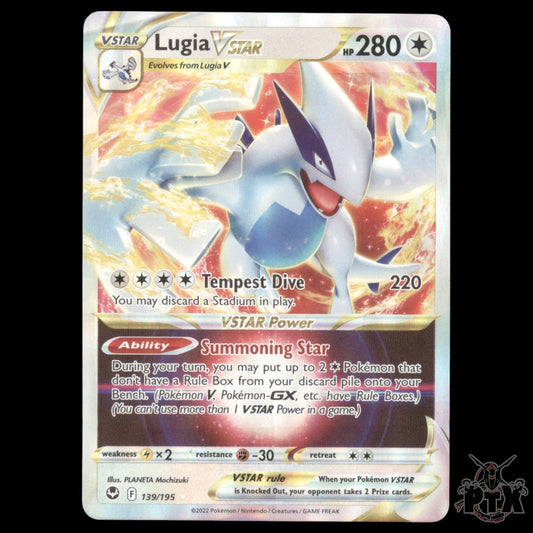 Lugia Vstar #139/195 Silver Tempest NM/Near Mint Pokemon 2022