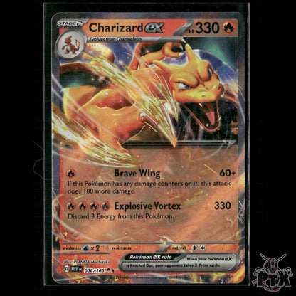 Charizard ex 006/165 SV: Scarlet & Violet 151 NM Pokemon