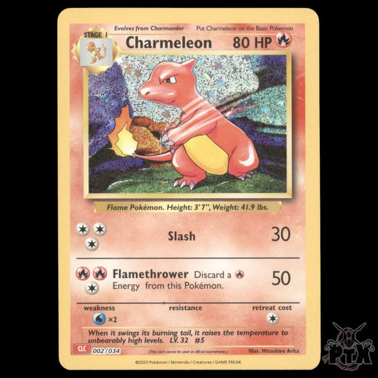 Charmeleon Holo #002/034 Trading Card Game Classic NM/Near Mint Pokemon 2023