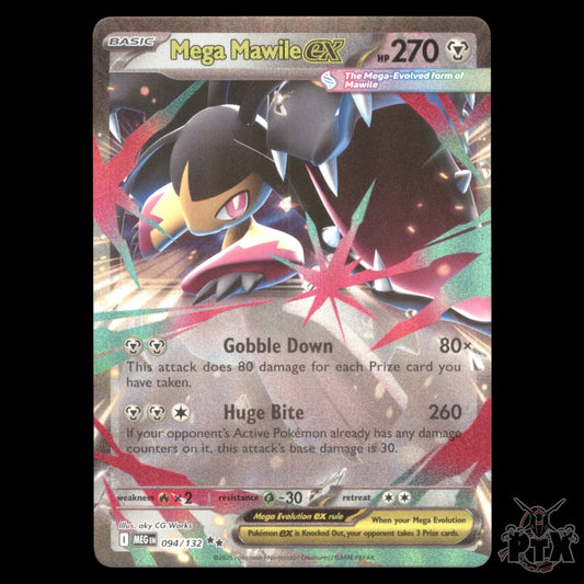 Mega Mawile ex #094/132 Mega Evolution NM/Near Mint Pokemon 2025
