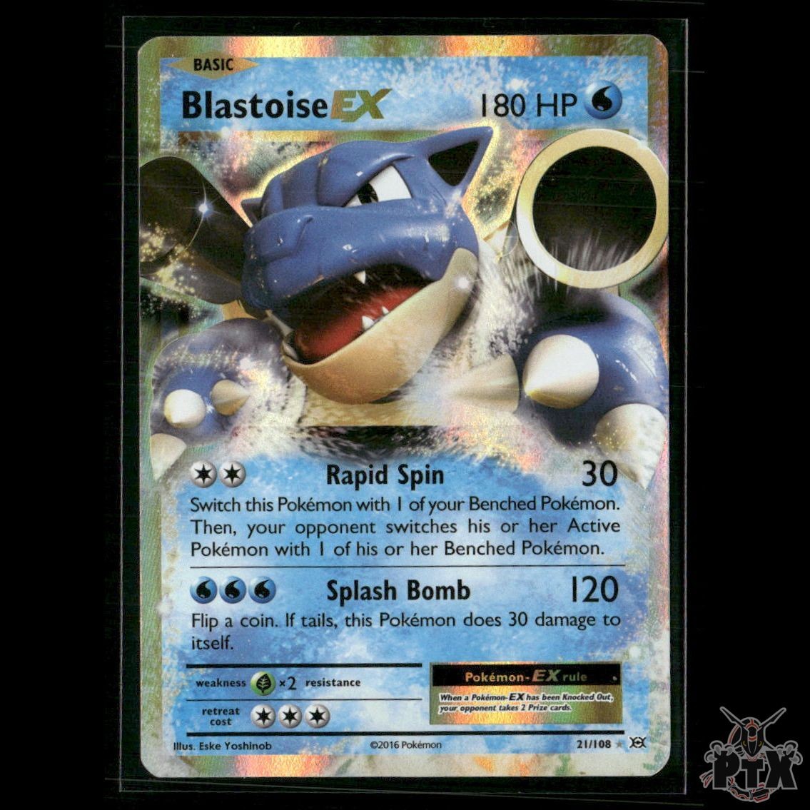 Blastoise EX 21/108 XY - Evolutions LP Pokemon