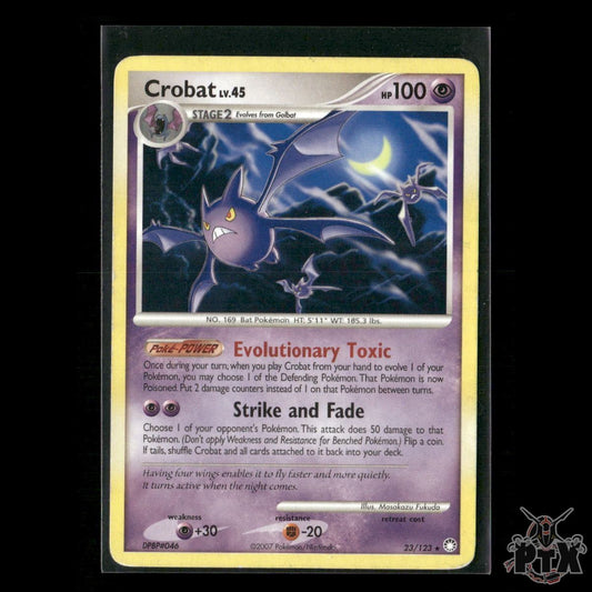 Crobat 23/123 Mysterious Treasures MP Pokemon