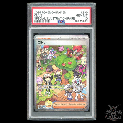 Clive #236/091 PSA 10 Paldean Fates Pokemon 2024