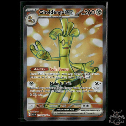 Gholdengo ex 231/182 SV04: Paradox Rift NM Pokemon