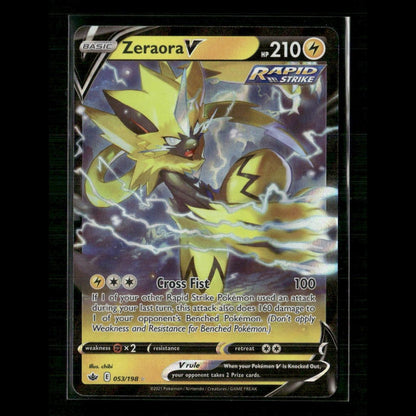 Zeraora V 053/198 SWSH06: Chilling Reign NM Pokemon