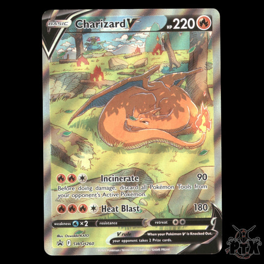 Charizard V #SWSH260 Sword & Shield Promo NM/Near Mint Pokemon 2022