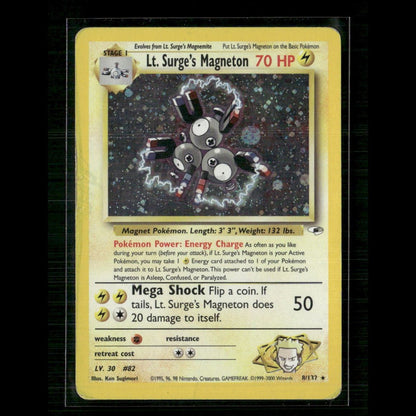 Lt. Surge's Magneton 008/132 Gym Heroes HP Pokemon