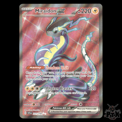 Miraidon ex #227/198 Scarlet & Violet NM/Near Mint Pokemon 2023