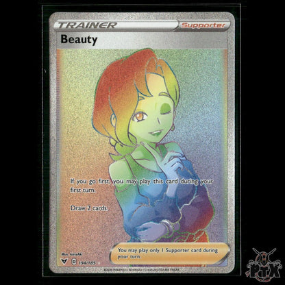 Beauty (Secret) 194/185 SWSH04: Vivid Voltage NM Pokemon