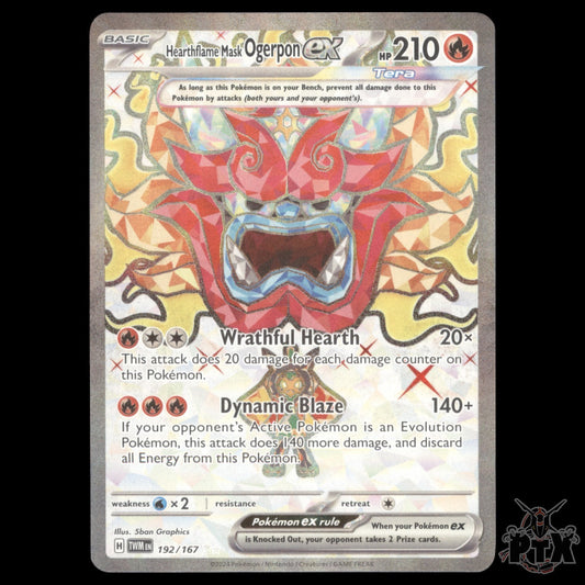 Ogerpon ex #192/167 Twilight Masquerade NM/Near Mint Pokemon 2024