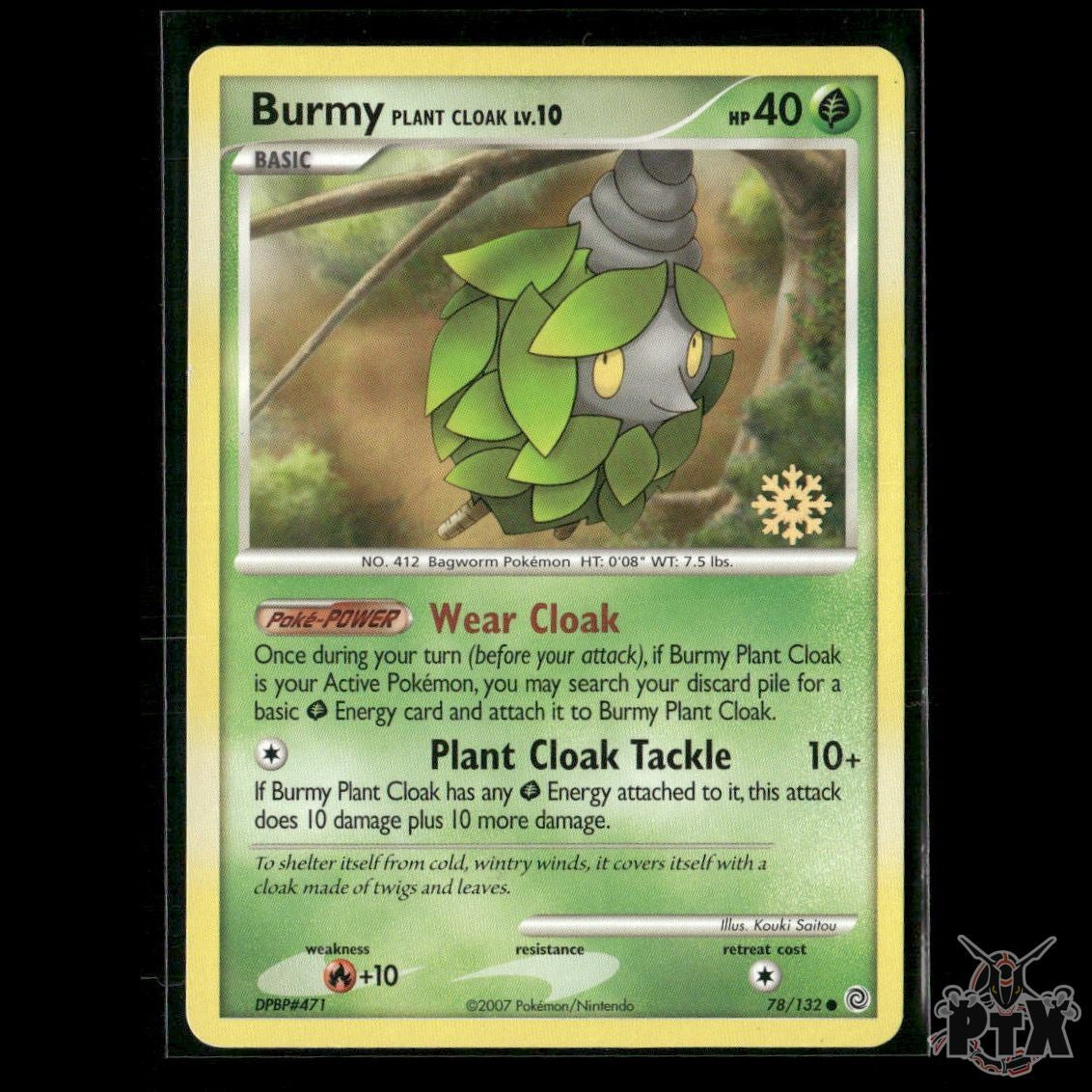 Burmy (Plant Cloak) 78/132 Countdown Calendar Promos LP Pokemon