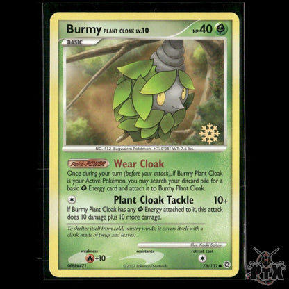Burmy (Plant Cloak) 78/132 Countdown Calendar Promos LP Pokemon