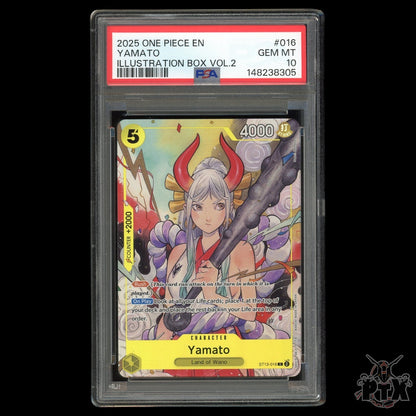 Yamato ST13-016 PSA 10 Illustration Box Vol. 2 One Piece 2025