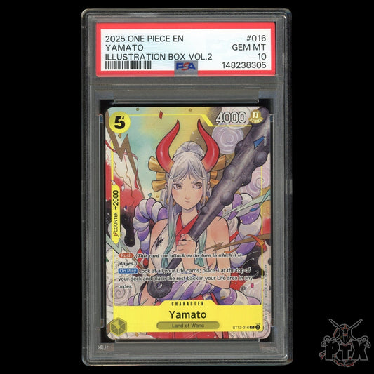 Yamato ST13-016 PSA 10 Illustration Box Vol. 2 One Piece 2025