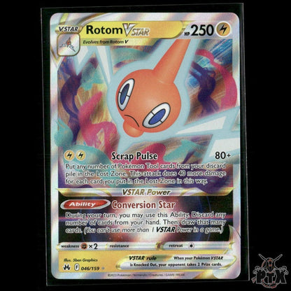 Rotom VSTAR 046/159 SWSH: Crown Zenith NM Pokemon
