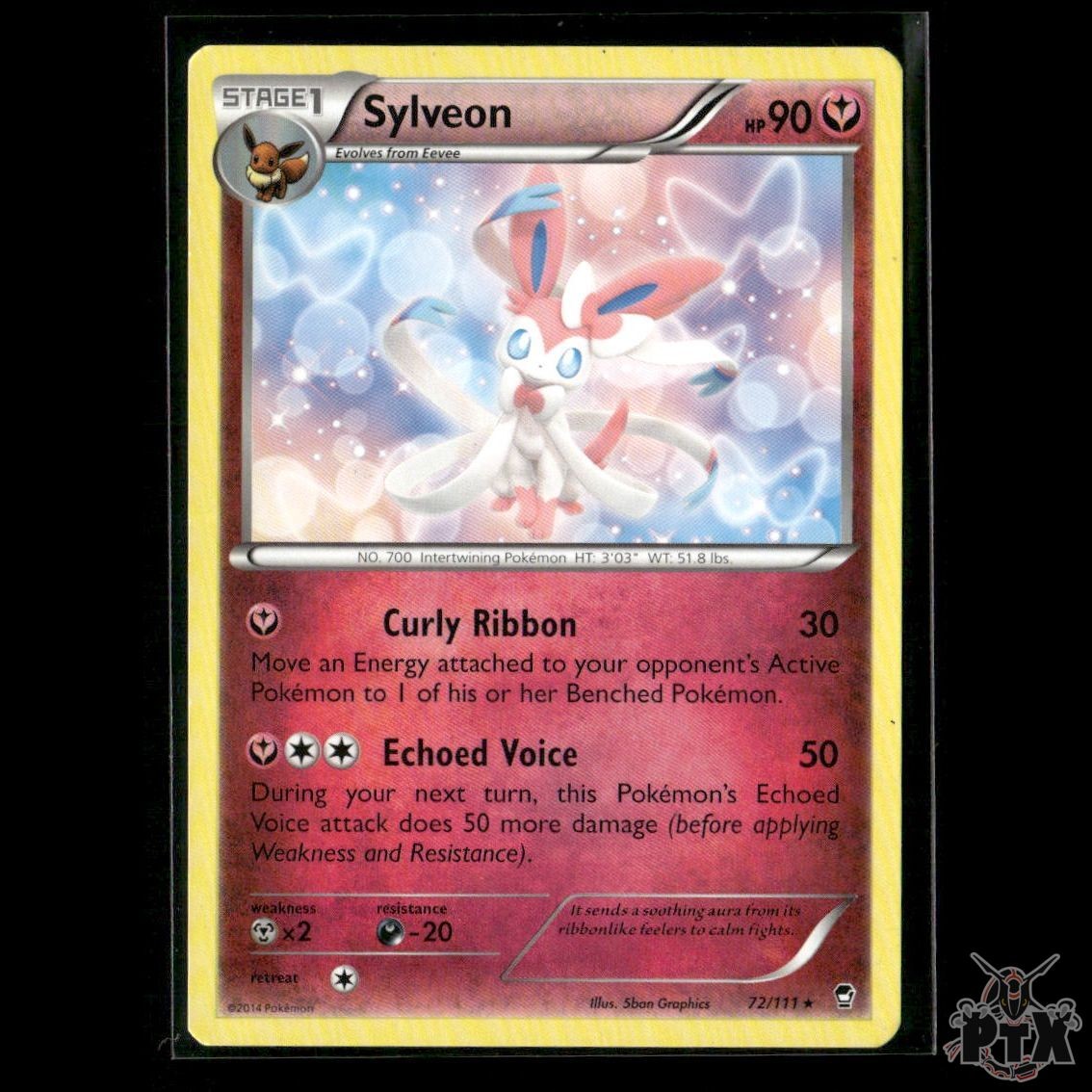 Sylveon 72/111 XY - Furious Fists LP Pokemon