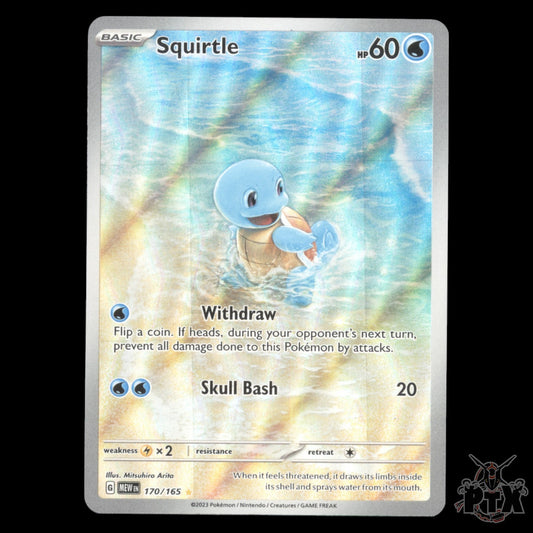 Squirtle #170/165 151 NM/Near Mint Pokemon 2023