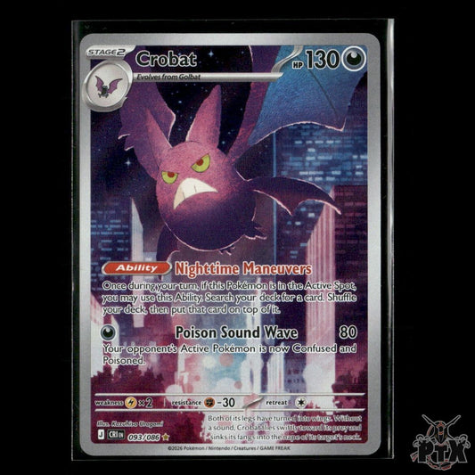 Crobat 093/086 ME04: Chaos Rising NM Pokemon