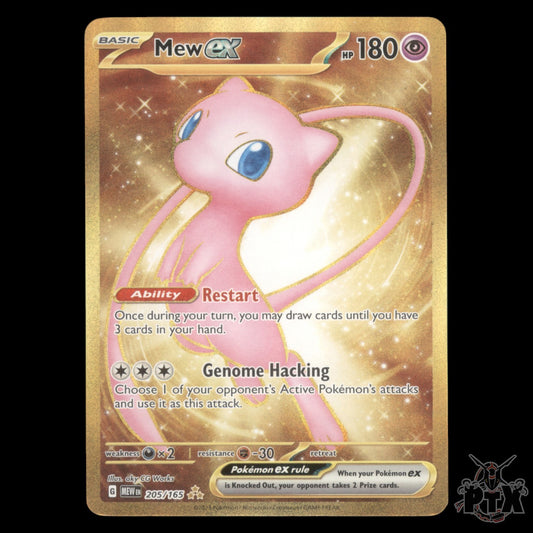 Mew ex #205/165 Scarlet & Violet 151 NM/Near Mint Pokemon 2023