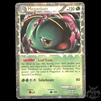 Meganium Prime #HGSS08 Heartgold & Soulsilver Promo HP/Heavily Played Pokemon