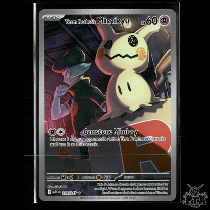 Team Rocket's Mimikyu 238/217 ME: Ascended Heroes NM Pokemon