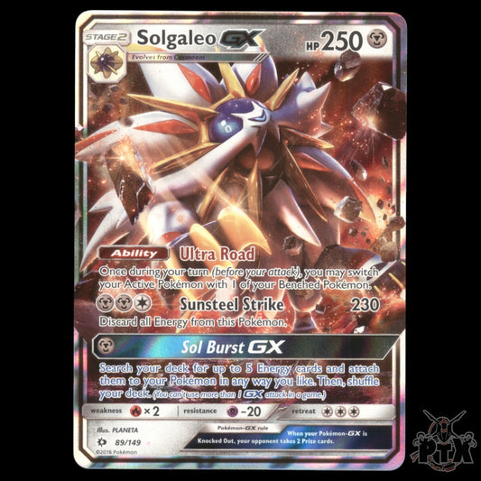 Solgaleo GX #89/149 Sun & Moon Base Set NM/Near Mint Pokemon 2017
