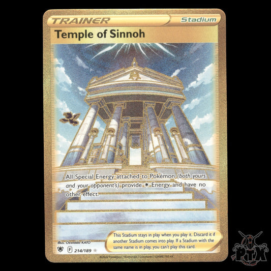 Temple of Sinnoh #214/189 Astral Radiance NM/Near Mint Pokemon 2022