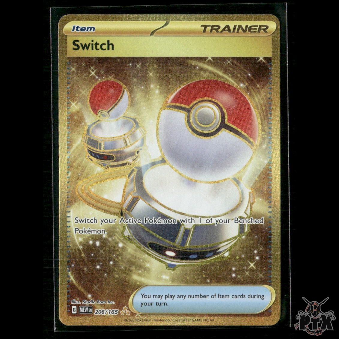 Switch 206/165 SV: Scarlet & Violet 151 NM Pokemon
