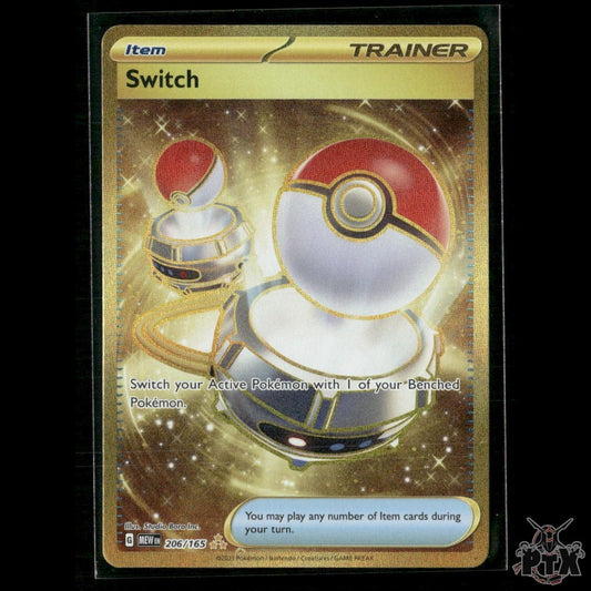 Switch 206/165 SV: Scarlet & Violet 151 NM Pokemon
