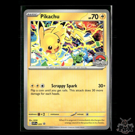Pikachu (World Championship 2025) 225 SV: Scarlet & Violet Promo NM Pokemon