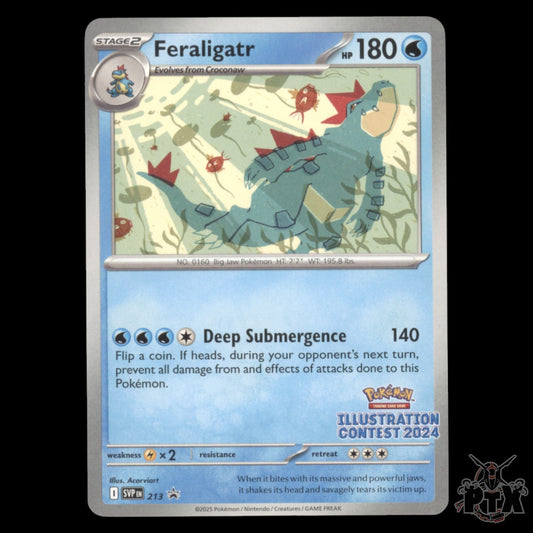 Feraligatr #213 Illustration Contest Promo NM/Near Mint Pokemon 2025