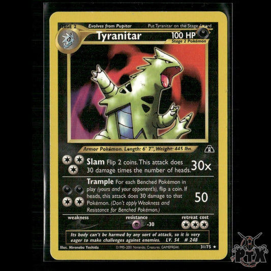 Tyranitar 31/75 Neo Discovery MP Pokemon