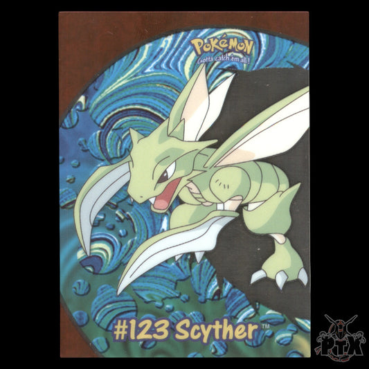 Scyther #123 PC9 Topps Clear Card TV Animation Pokemon 2000