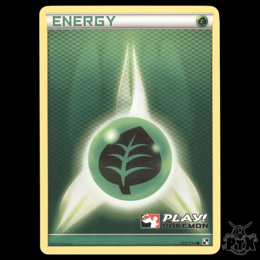 Grass Energy PLAY! Holo #105/114 Promo NM/Near Mint Pokemon 2011
