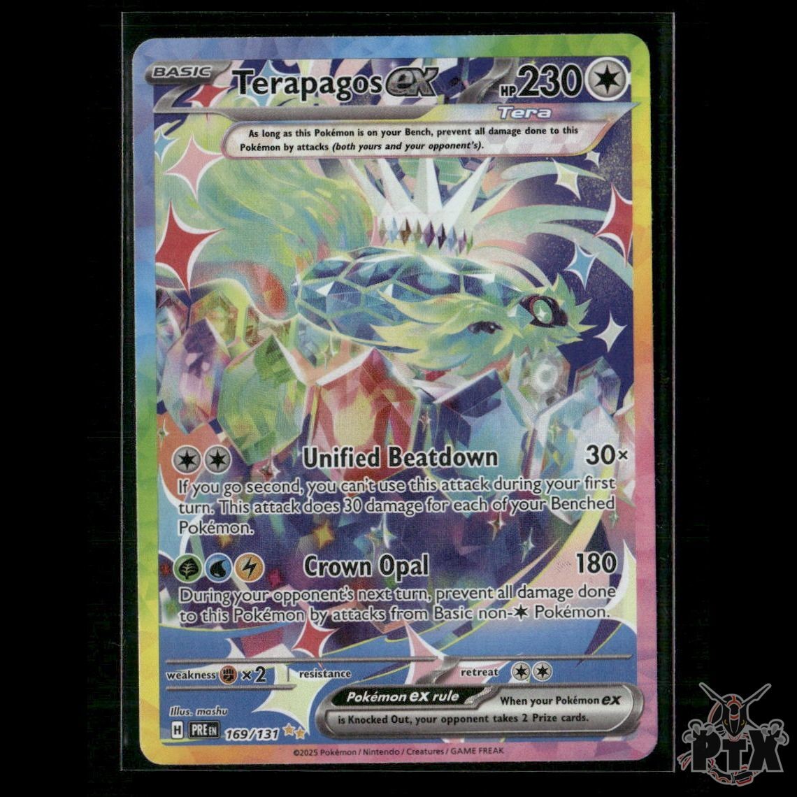 Terapagos ex 169/131 SV: Prismatic Evolutions NM Pokemon