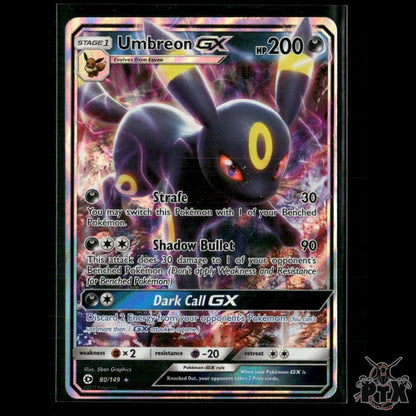 Umbreon GX 80/149 SM Base Set HP Pokemon