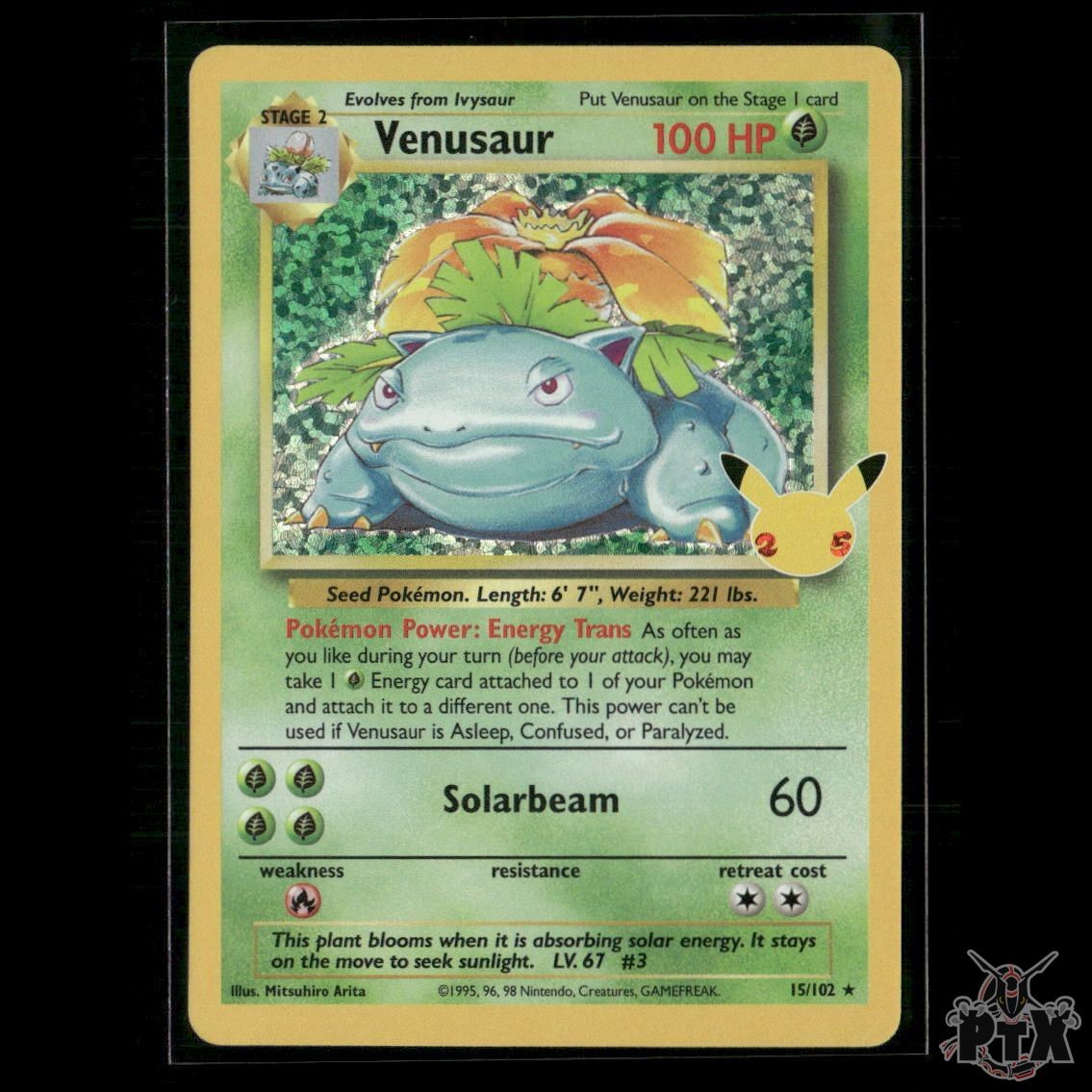 Venusaur 15/102 Celebrations: Classic Collection NM Pokemon