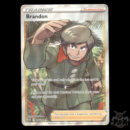 Brandon #188/195 Silver Tempest NM/Near Mint Pokemon 2022