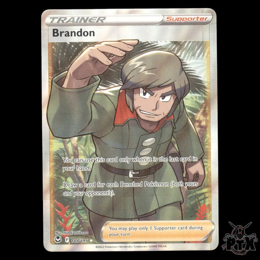 Brandon #188/195 Silver Tempest NM/Near Mint Pokemon 2022