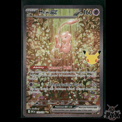 Mew ex 152/128 ME: 30th Celebration NM Pokemon