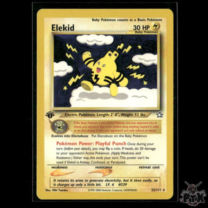 Elekid 22/111 1st Edition Neo Genesis NM Pokemon