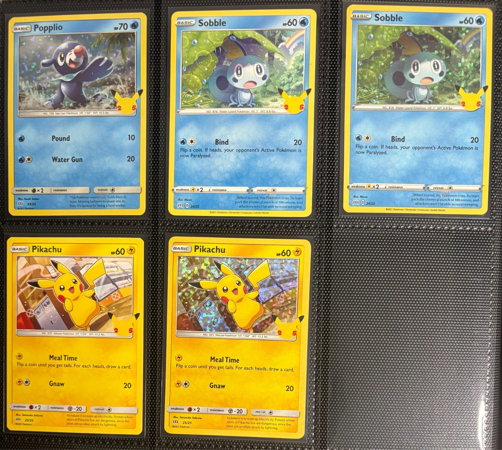 Celebrations Master Set With McDonald set All NM Pokemon 2021