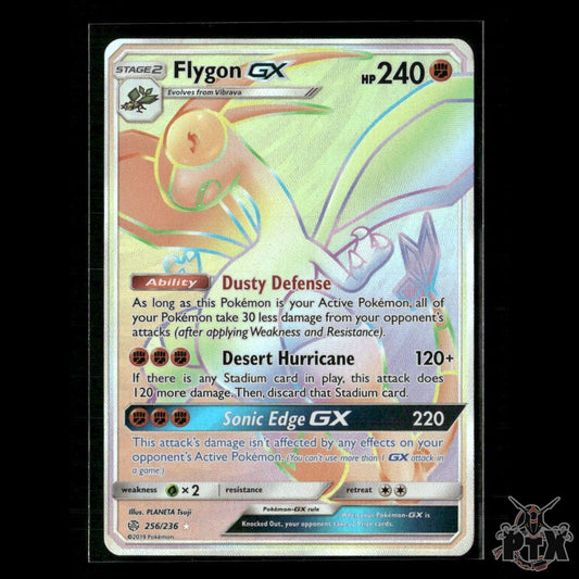 Flygon GX (Secret) 256/236 SM - Cosmic Eclipse NM Pokemon