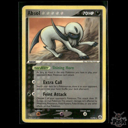 Absol 15/92 Legend Maker HP Pokemon